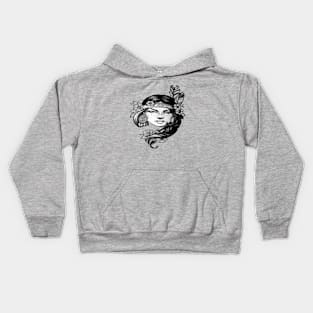 indie power girl Kids Hoodie